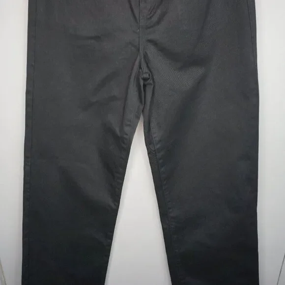 AG Women's Jeans Kora High Rise Wide Leg Jeans in Deep Black Wash size 25 - Picture 4 of 15